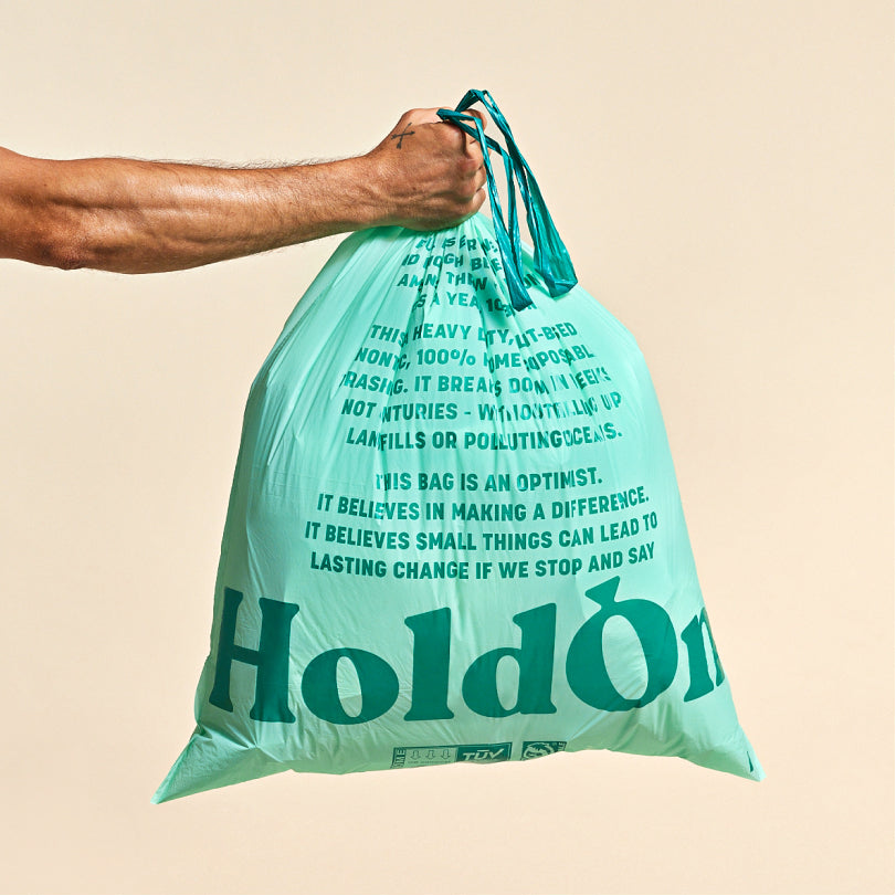 COMPOSTABLE TALL KITCHEN TRASH BAGS – HoldOn